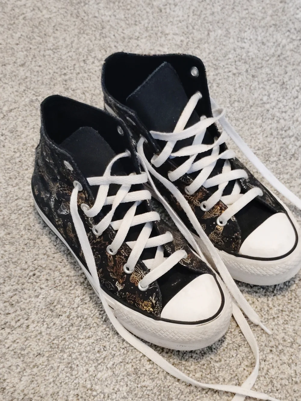 Converse Black/Gold